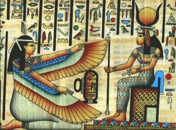 معلومات بالصور ... قد تعرفينها لأول مرة في حياتك  Papyrus-maatandhathorisiskneeling